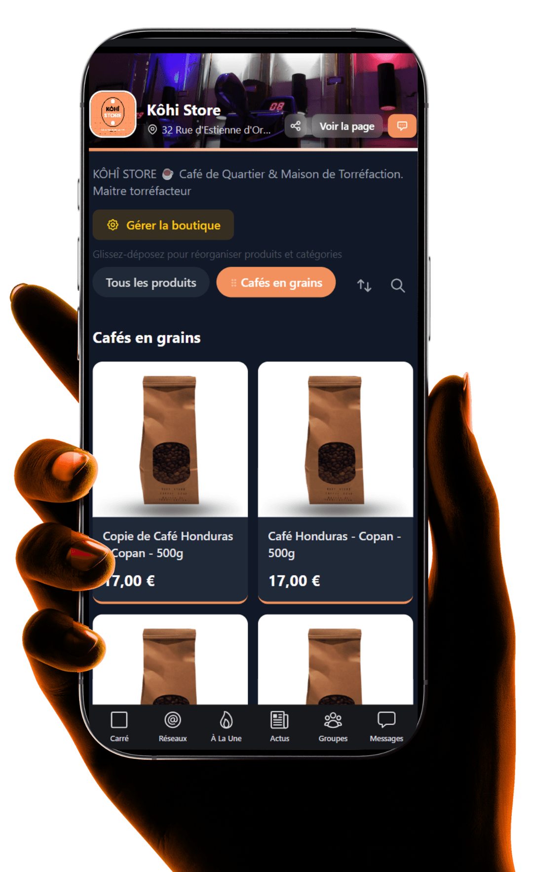 Kubiq Shop - Personnalisation de votre boutique