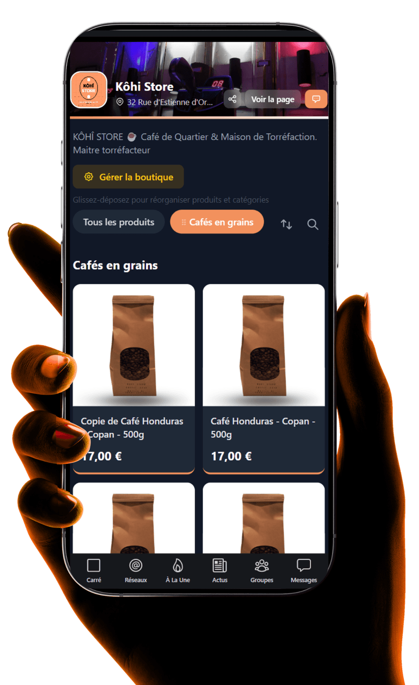 Kubiq Shop app